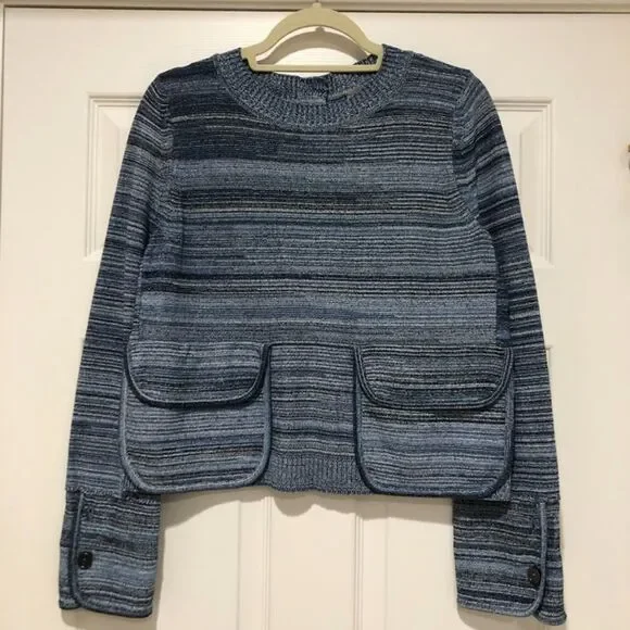 Sportmax | Sweaters | Sportmax Max Mara Blue Striped Knit